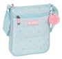Safta Bolsito Bandolera Moos Garden - Sac bandoulière pour enfant 3 ans - Acolchado, Impression Rolling Printing - Turquoise, 21 x 25 x 4.5 cm