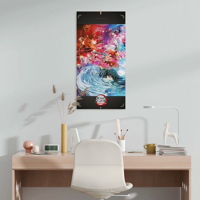 Grupo Erik Calendrier mural Demon Slayer 2027 30 x 30 cm Grupo Erik Calendrier mural Demon Slayer 2027 30 x 30 cm