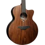 LAG Guitare Électroacoustique Jumbo 12 Cordes Sauvage – Table Brankowood, Eucalyptus, Électronique Stage