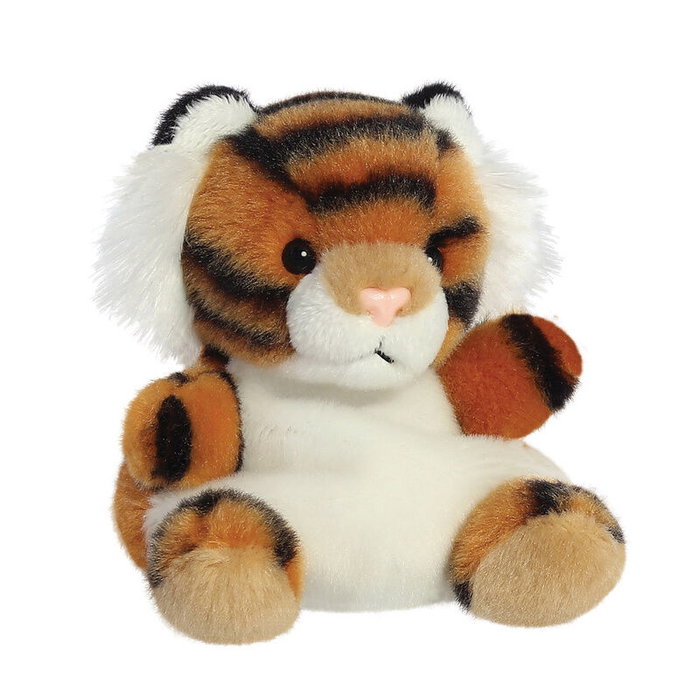 Aurora Palm Pals - Peluche Tigre 13 cm en peluche douce, marquage CE Aurora Palm Pals - Peluche Tigre 13 cm en peluche douce, marquage CE