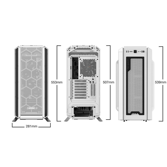 be quiet! Silent Base 802 Window Blanc