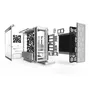 Be Quiet! Boîtier PC Silent Base 802 Window White (BGW40) - Boîtier PC silencieux avec verre trempé, contrôleur ventilateur, USB-C 3.2, 3 ventilateurs Pure Wings 2