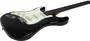 EKO Guitare Électrique Starter ST300 Type Strat Noire Pour Gauchers