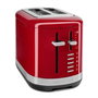 Kitchenaid 5KMT2109 EER Tostadora - Tostadora para 2 Rebanadas con Ranuras Extraanchas, 7 Niveles de Toste, Color Rojo