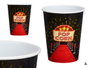 Leknes Cubo Popcorn Hollywood 2L 15x18x15 cm Plastique Noir Rouge Blanc (Set de 36)