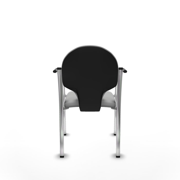 Piqueras Y Crespo Chaise Hellín Gris clair avec accoudoirs fixes Piqueras Y Crespo Chaise Hellín Gris clair avec accoudoirs fixes