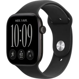 Apple Watch Series 12 46mm GPS Aluminium Noir Bracelet Sport M/L