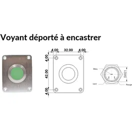 Uvoji Déport Visuel Voyant Bicolore pour Purificateur d'Eau OJI Van - Accessoire de Surveillance et Indicateur Lumineux - Installation Facile