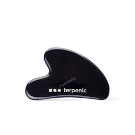 TERPENIC Gua Sha en pierre d'obsidienne