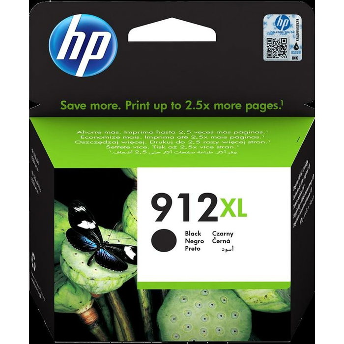Cartouche d'encre originale HP 912XL Noir (30 Unités)