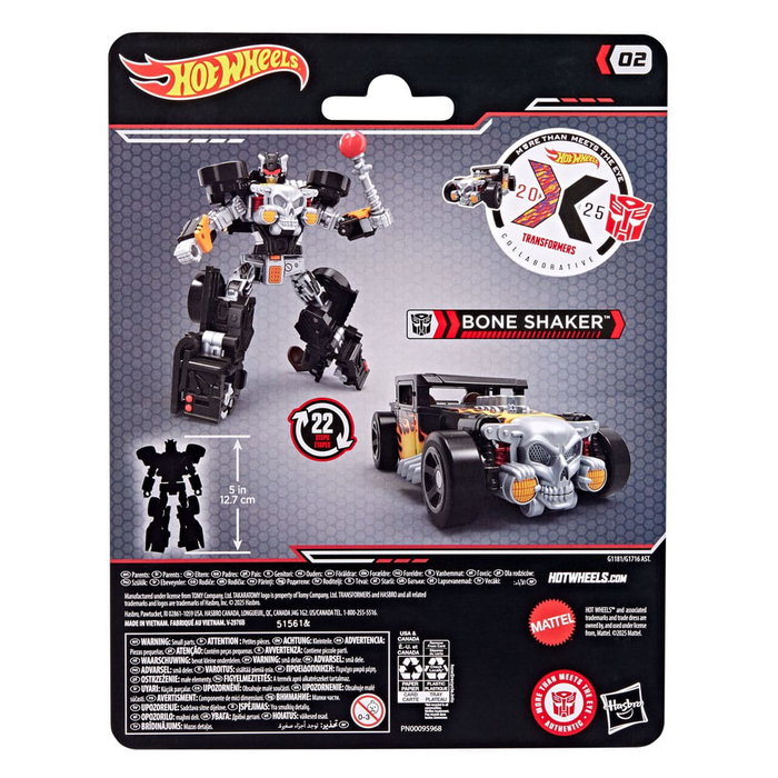 Hot Wheels x Transformers figurine Bone Shaker 12 cm