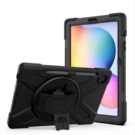 eSTUFF Étui Full Body Defender CHICAGO pour Galaxy Tab S6 Lite 2024/2022/2020 - Noir