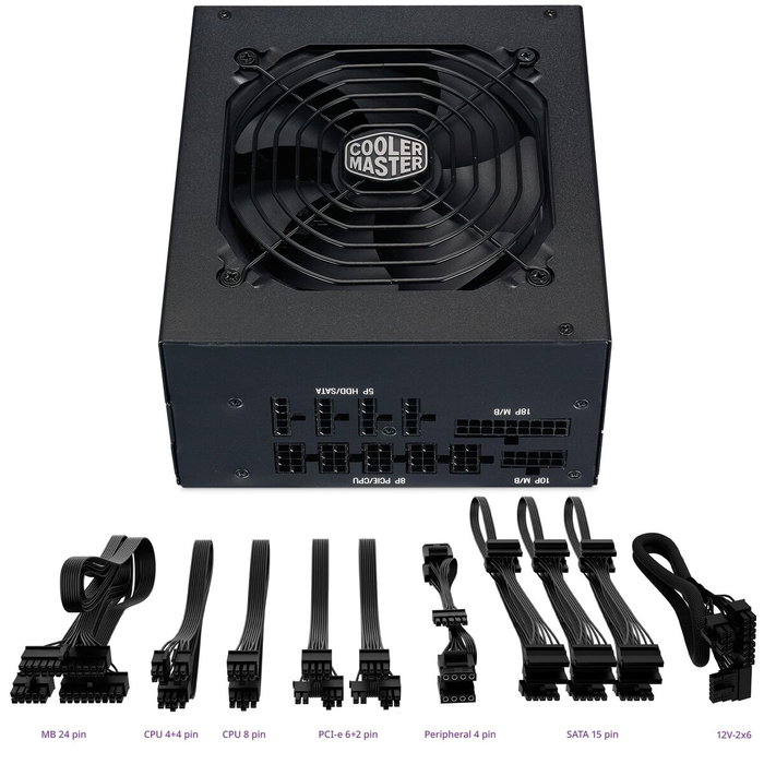 Cooler Master MWE Gold V2 850 W 80 PLUS Gold ATX Cooler Master MWE Gold V2 850 W 80 PLUS Gold ATX