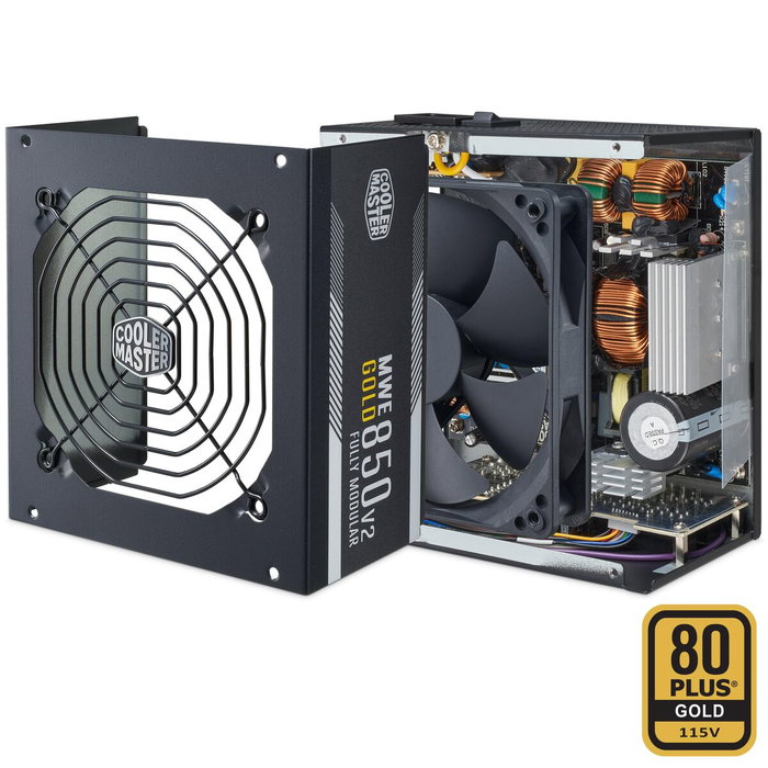 Cooler Master MWE Gold V2 850 W 80 PLUS Gold ATX Cooler Master MWE Gold V2 850 W 80 PLUS Gold ATX