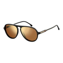Carrera 198S-807-57K1 Lunettes de soleil pour homme Noir et Doré