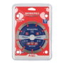 Workpro Disque diamanté segmenté profi Ø125 x 22,2 mm pour pierre, béton, brique, tuile, coupe à sec ou humide, 12 200 tr/min