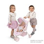 Decuevas - Chaise roulante Sophie à 3 roues pour poupées jusqu'à 50 cm