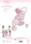 Decuevas - Chaise roulante Sophie à 3 roues pour poupées jusqu'à 50 cm