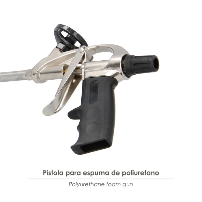 WOLFPACK LINEA PROFESIONAL Pistola pour mousse polyuréthane avec adaptateur PTFE WOLFPACK LINEA PROFESIONAL Pistola pour mousse polyuréthane avec adaptateur PTFE