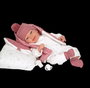 Muñecas Arias EL04684 Barbie Poupée Elegance 45 cm Rose avec Sac à Dos - Poupée de Poids
