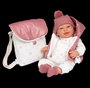 Muñecas Arias EL04684 Barbie Poupée Elegance 45 cm Rose avec Sac à Dos - Poupée de Poids