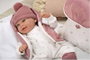 Muñecas Arias EL04684 Barbie Poupée Elegance 45 cm Rose avec Sac à Dos - Poupée de Poids