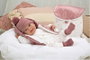 Muñecas Arias EL04684 Barbie Poupée Elegance 45 cm Rose avec Sac à Dos - Poupée de Poids