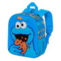 KARACTERMANIA Sac à dos Cookie Monster Barrio Sesamo 3D - Mochila personnage relief - Taille 30 cm - Dos et bretelles rembourrées
