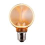 Fbright G80 Ampoule LED Décorative Halo Extérieur E27 4W 220lm 1800K Lumière Chaude Cristal Doré Ø80x120mm