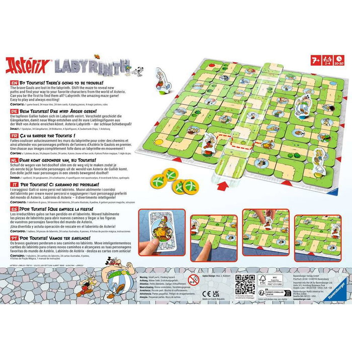 Ravensburger Labyrinthe Astérix, Jeu de société de plateau
