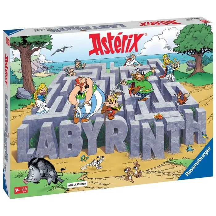Ravensburger - Labyrinthe Astérix, Jeu de Société de Plateau Classique, Enfant et Famille, 2 à 4 Joueurs, À Partir de 7 Ans, 27350