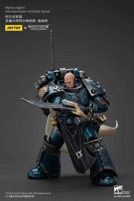 Warhammer The Horus Heresy figurine Alpha Legion Harrowmaster Armillus Dynat 20 cm Warhammer The Horus Heresy figurine Alpha Legion Harrowmaster Armillus Dynat 20 cm