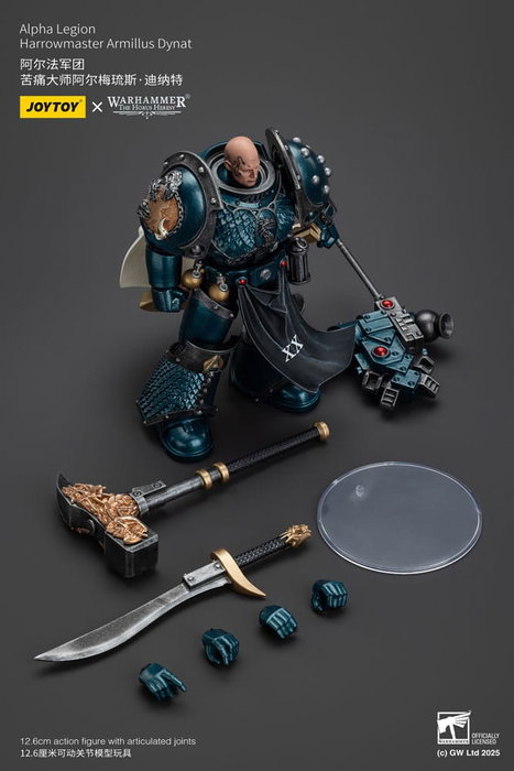 Warhammer The Horus Heresy figurine Alpha Legion Harrowmaster Armillus Dynat 20 cm Warhammer The Horus Heresy figurine Alpha Legion Harrowmaster Armillus Dynat 20 cm