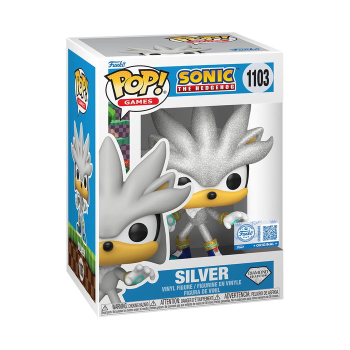 Funko POP! Silver The Hedgehog - Sonic The Hedgehog