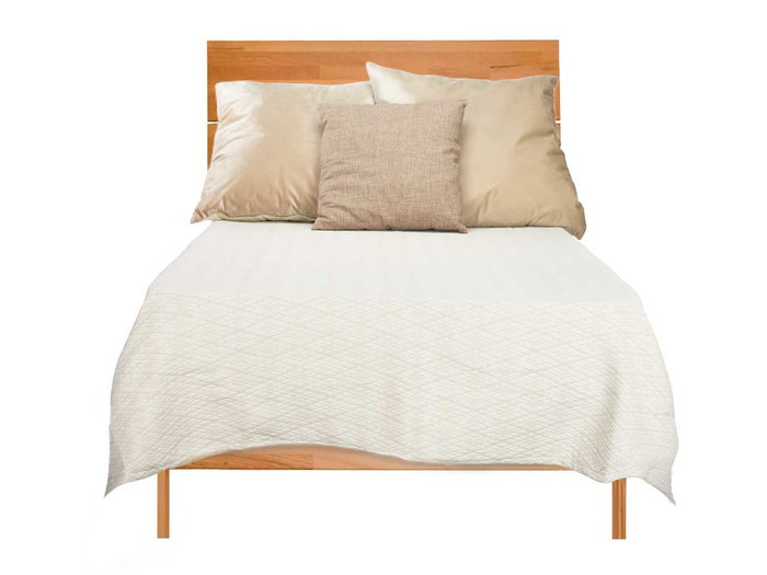 GIFTDECOR Couvre-lit Losanges Beige 180x260cm