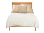 GIFTDECOR Couvre-lit Losanges Beige 180x260cm