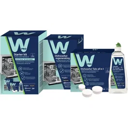 Wpro Kit démarrage lave-vaisselle KDW025 - Solution complète de 3 produits