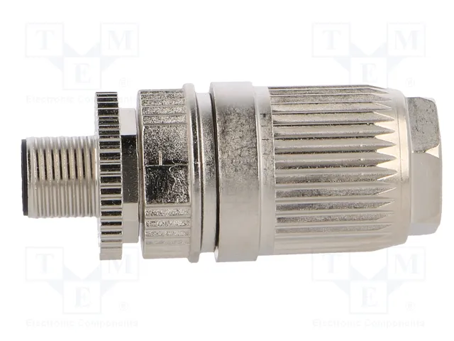 HARTING Connecteur M12 mâle 5 broches Code L-Power droit HARTING Connecteur M12 mâle 5 broches Code L-Power droit