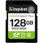 Carte Mémoire Micro SD avec Adaptateur Kingston Canvas Select Plus Gen3 128 GB