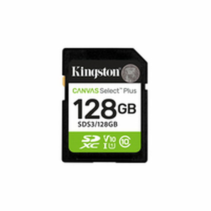 Carte Mémoire Micro SD avec Adaptateur Kingston Canvas Select Plus Gen3 128 GB