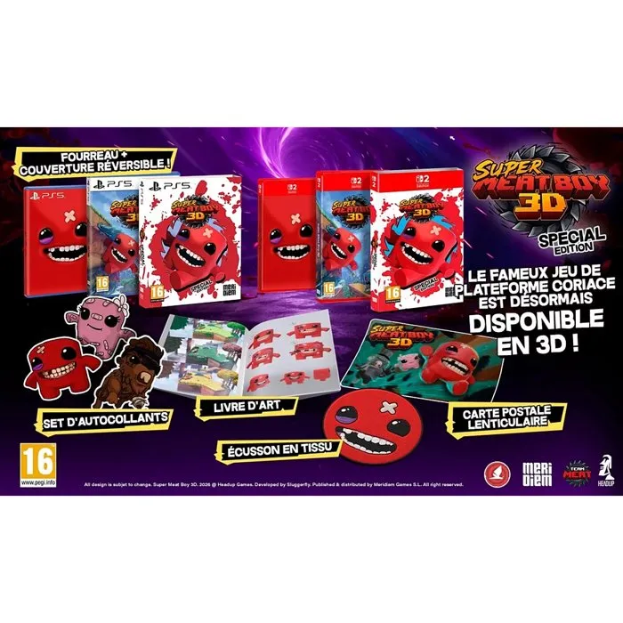Microids Super Meat Boy 3D - Édition Spéciale Jeu Nintendo Switch 2