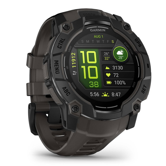 Garmin Instinct 3 AMOLED 50mm Noir et Gris Garmin Instinct 3 AMOLED 50mm Noir et Gris