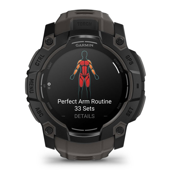 Garmin Instinct 3 AMOLED 50mm Noir et Gris Garmin Instinct 3 AMOLED 50mm Noir et Gris