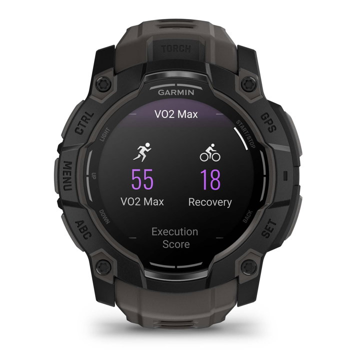 Garmin Instinct 3 AMOLED 50mm Noir et Gris Garmin Instinct 3 AMOLED 50mm Noir et Gris