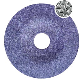 3M Disque abrasif Cubitron II à grain céramique 115 mm x 22 mm P240 (fin) avec fixation Velcro pour ponçage et polissage à froid