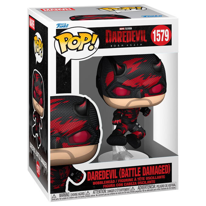 Funko POP! Marvel Daredevil: Born Again - Daredevil (Battle Damaged)