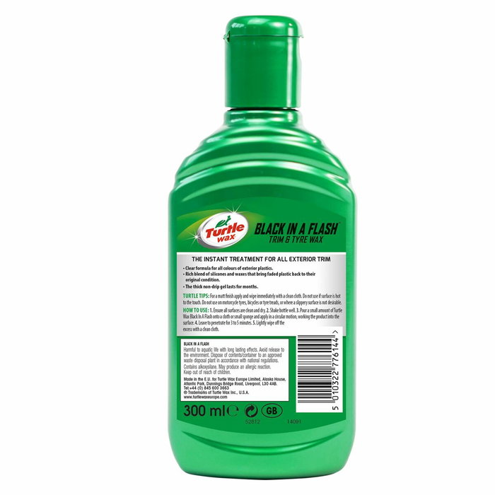 Turtle Wax Eau Nettoyante sans Rinçage pour Bébé FG7810 Plastique 300 ml