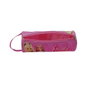 Toybags - Porte-tout rond Barbie pour enfant - Boîte à bijoux ou rangement - Textile - Dimensions : 8 x 22 x 8 cm - Langue : espagnol