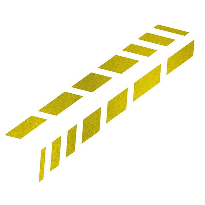 Foliatec FO33945 Autocollant Voiture Ombres Dorées 9x77 cm 2 Pièces Résistant Intempéries