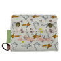 CYP BRANDS Portefeuille Le Petit Prince en Cuir avec Porte-monnaie, Compartiments à Fermeture Éclair, Fermoirs Métalliques et Anneau de Porte-clés - 13 x marking10 cm